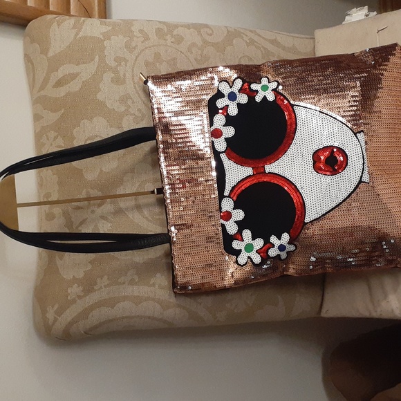Handbags - TOTE BAG DECORATIVE SEQUINS GLASSES